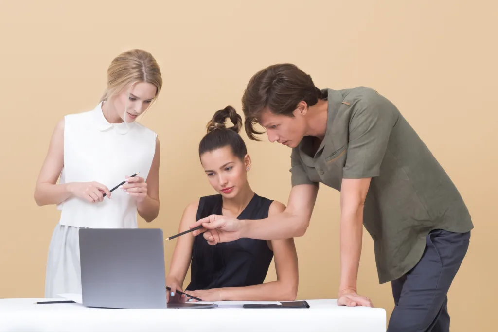 3 persons implementing HRIS
